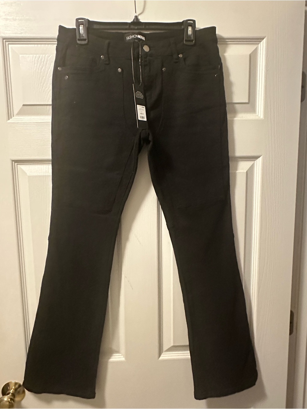 NWT Women’s Fashion Nova Black Bootcut Jeans - Size M